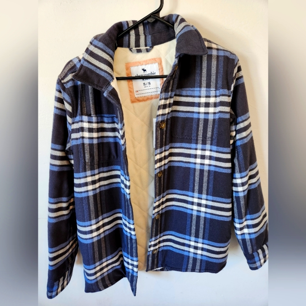 NWT Abercrombie Girls Shacket 15/16